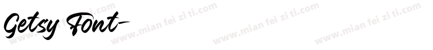 Getsy Font字体转换